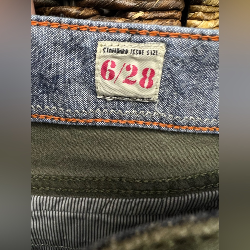 Lucky Brand Olive Cargo‎ Skirt- Size: 6 - Picture 3 of 5